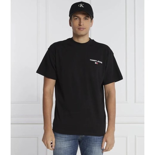 Tommy Jeans T-shirt TJM RLX MOCK NECK TEE | Relaxed fit ze sklepu Gomez Fashion Store w kategorii T-shirty męskie - zdjęcie 184338486