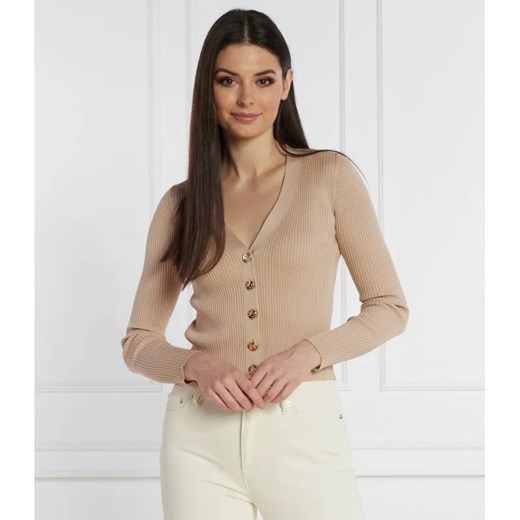 Pinko Jedwabny kardigan | Slim Fit ze sklepu Gomez Fashion Store w kategorii Swetry damskie - zdjęcie 184338515