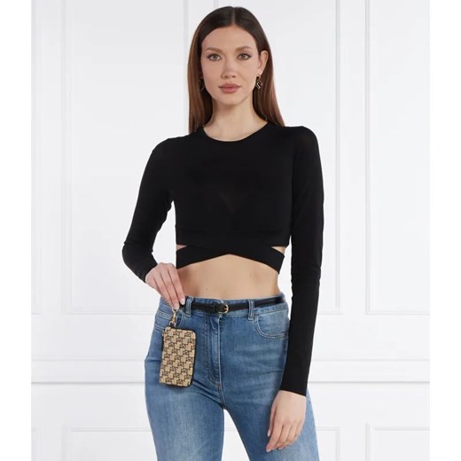 Elisabetta Franchi Sweter | Cropped Fit ze sklepu Gomez Fashion Store w kategorii Swetry damskie - zdjęcie 184338589