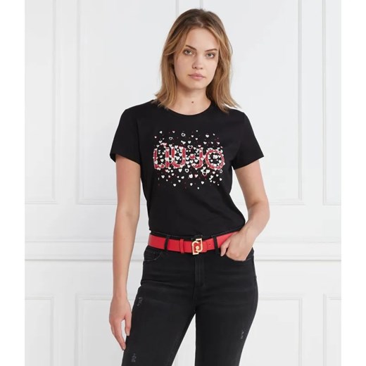 Liu Jo T-shirt | Regular Fit ze sklepu Gomez Fashion Store w kategorii Bluzki damskie - zdjęcie 184338597
