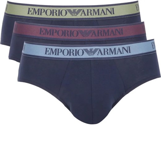 Emporio Armani Slipy 3-pack ze sklepu Gomez Fashion Store w kategorii Majtki męskie - zdjęcie 184338606