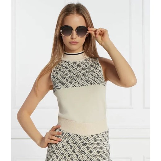 GUESS Top SL RN LISE 4G SWTR | Slim Fit ze sklepu Gomez Fashion Store w kategorii Bluzki damskie - zdjęcie 184338635