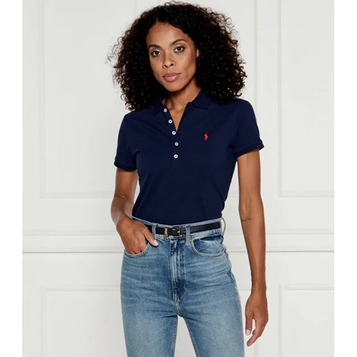 POLO RALPH LAUREN Polo Julie | Slim Fit | pique ze sklepu Gomez Fashion Store w kategorii Bluzki damskie - zdjęcie 184338638