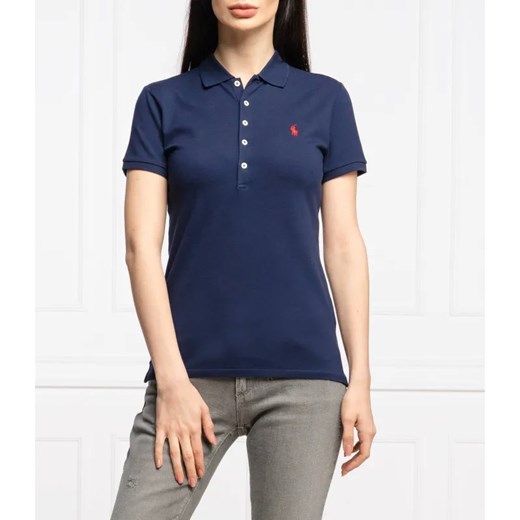 POLO RALPH LAUREN Polo Julie | Slim Fit | pique ze sklepu Gomez Fashion Store w kategorii Bluzki damskie - zdjęcie 184338655