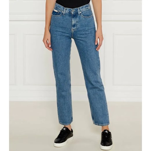 Calvin Klein Jeans Jeansy | Straight fit ze sklepu Gomez Fashion Store w kategorii Jeansy damskie - zdjęcie 184338736