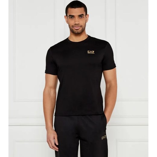 EA7 T-shirt | Regular Fit ze sklepu Gomez Fashion Store w kategorii T-shirty męskie - zdjęcie 184338845