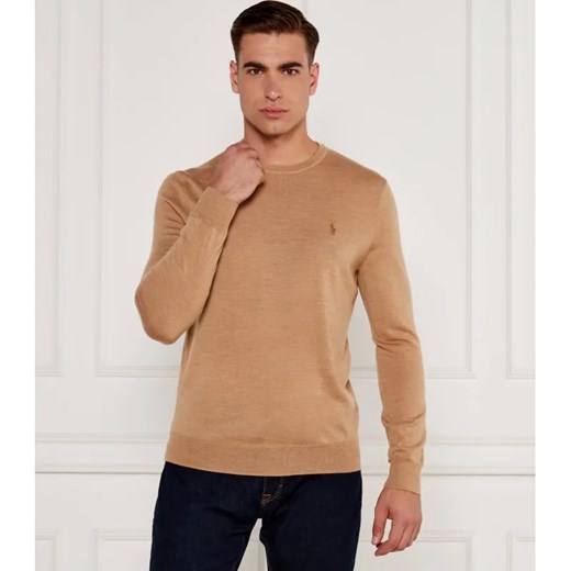 POLO RALPH LAUREN Wełniany sweter | Slim Fit ze sklepu Gomez Fashion Store w kategorii Swetry męskie - zdjęcie 184338848