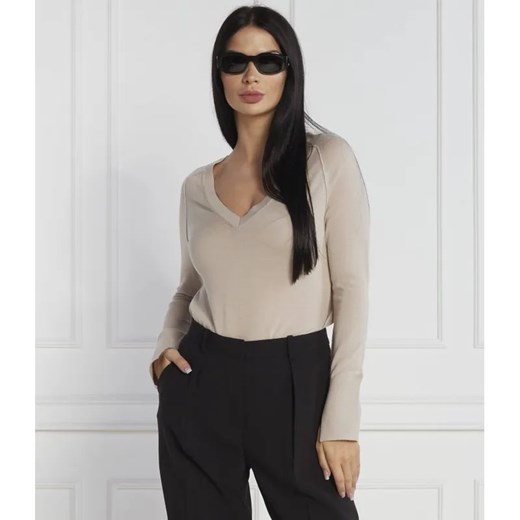 Calvin Klein Wełniany sweter | Regular Fit ze sklepu Gomez Fashion Store w kategorii Swetry damskie - zdjęcie 184338899