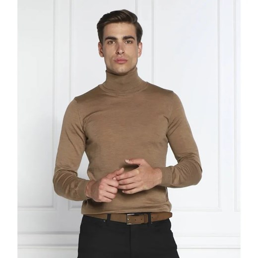 Oscar Jacobson Wełniany golf Cole Rollneck | Regular Fit ze sklepu Gomez Fashion Store w kategorii Swetry męskie - zdjęcie 184338947