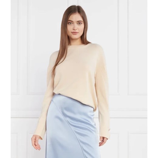 Marc Cain Wełniany sweter | Regular Fit | z dodatkiem kaszmiru ze sklepu Gomez Fashion Store w kategorii Swetry damskie - zdjęcie 184339188