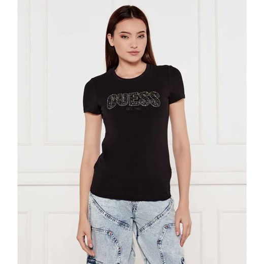 GUESS T-shirt | Slim Fit ze sklepu Gomez Fashion Store w kategorii Bluzki damskie - zdjęcie 184339295