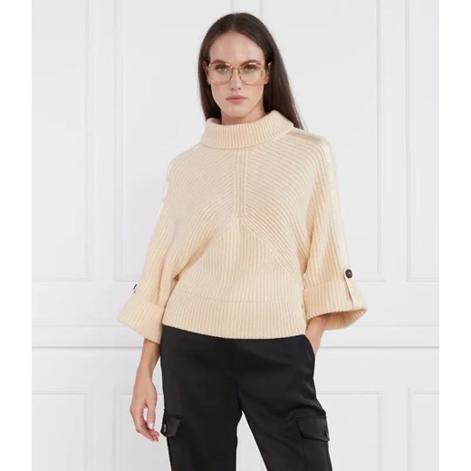 Marc Cain Wełniany sweter | Oversize fit | z dodatkiem kaszmiru ze sklepu Gomez Fashion Store w kategorii Swetry damskie - zdjęcie 184339319