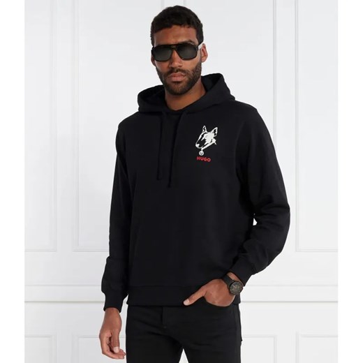 HUGO Bluza Dammico | Regular Fit ze sklepu Gomez Fashion Store w kategorii Bluzy męskie - zdjęcie 184339418