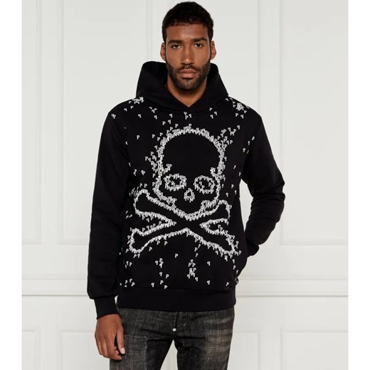 Philipp Plein Bluza Skull&Bones | Regular Fit ze sklepu Gomez Fashion Store w kategorii Bluzy męskie - zdjęcie 184339425