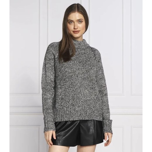 Patrizia Pepe Sweter MAGLIA Regular Fit | z dodatkiem wełny ze sklepu Gomez Fashion Store w kategorii Swetry damskie - zdjęcie 184339438