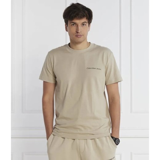 Calvin Klein Jeans T-shirt LOGO TAPE | Regular Fit ze sklepu Gomez Fashion Store w kategorii T-shirty męskie - zdjęcie 184339458