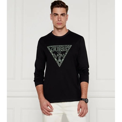 GUESS Longsleeve EMBRO | Regular Fit ze sklepu Gomez Fashion Store w kategorii T-shirty męskie - zdjęcie 184339527