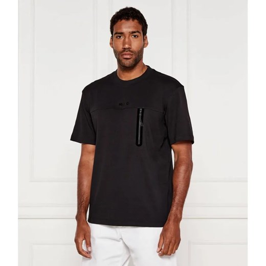 HUGO T-shirt Dubi | Relaxed fit ze sklepu Gomez Fashion Store w kategorii T-shirty męskie - zdjęcie 184339529