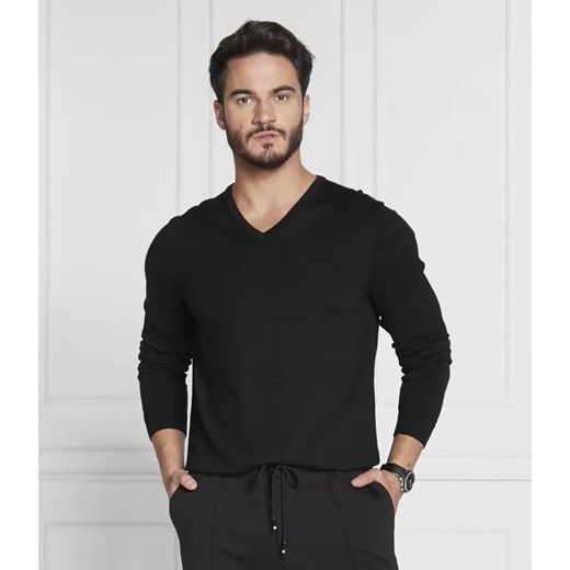 HUGO Wełniany sweter San Vredo-M | Slim Fit ze sklepu Gomez Fashion Store w kategorii Swetry męskie - zdjęcie 184339549