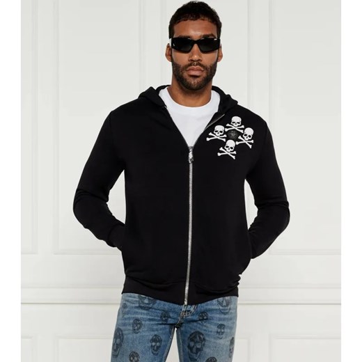 Philipp Plein Bluza Skull&Bones | Regular Fit ze sklepu Gomez Fashion Store w kategorii Bluzy męskie - zdjęcie 184339565