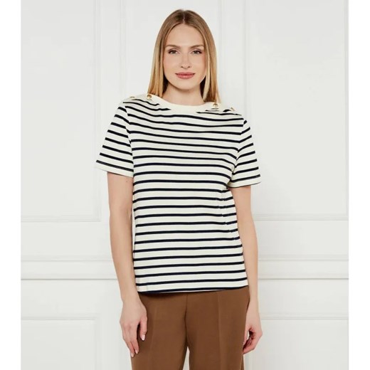 Tommy Hilfiger T-shirt | Regular Fit ze sklepu Gomez Fashion Store w kategorii Bluzki damskie - zdjęcie 184339568
