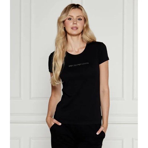 Emporio Armani T-shirt | Regular Fit ze sklepu Gomez Fashion Store w kategorii Bluzki damskie - zdjęcie 184339599
