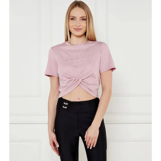 Liu Jo Bluzka | Cropped Fit ze sklepu Gomez Fashion Store w kategorii Bluzki damskie - zdjęcie 184339605