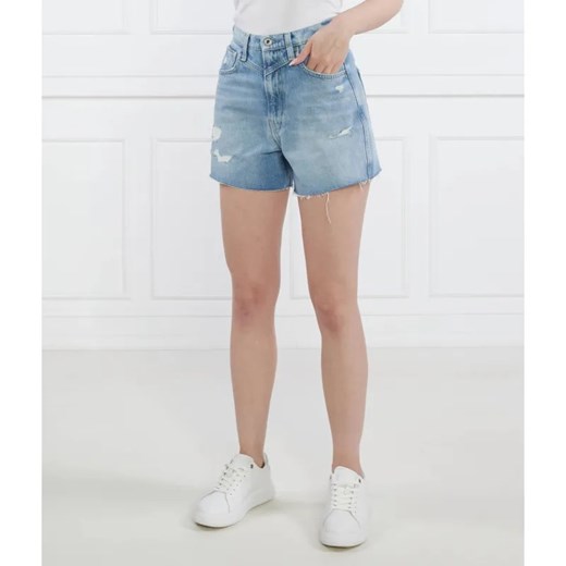 Pepe Jeans London Szorty Rachel | Regular Fit | denim ze sklepu Gomez Fashion Store w kategorii Szorty - zdjęcie 184339638
