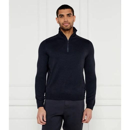 BOSS BLACK Sweter P-Bart | Regular Fit | z dodatkiem wełny M wyprzedaż Gomez Fashion Store
