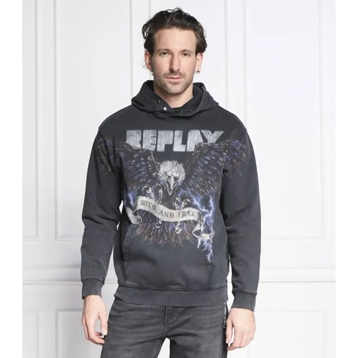 Replay Bluza | Regular Fit ze sklepu Gomez Fashion Store w kategorii Bluzy męskie - zdjęcie 184339675