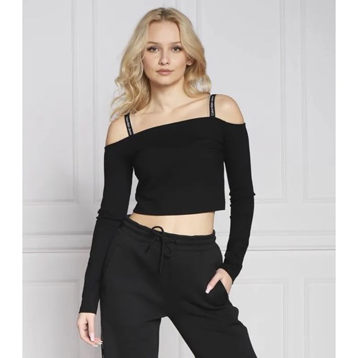 Calvin Klein Jeans Bluzka | Cropped Fit ze sklepu Gomez Fashion Store w kategorii Bluzki damskie - zdjęcie 184339696