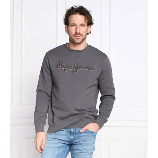 Pepe Jeans London Bluza RYAN CREW | Regular Fit ze sklepu Gomez Fashion Store w kategorii Bluzy męskie - zdjęcie 184339726