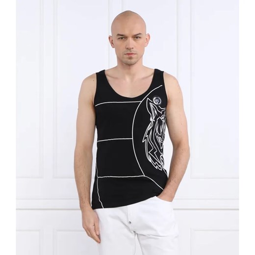 Plein Sport Tank top | Regular Fit ze sklepu Gomez Fashion Store w kategorii T-shirty męskie - zdjęcie 184339747