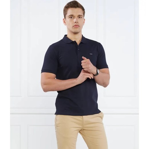 Calvin Klein Polo | Slim Fit | stretch ze sklepu Gomez Fashion Store w kategorii T-shirty męskie - zdjęcie 184339756