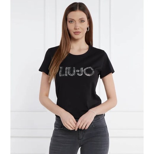 Liu Jo T-shirt | Regular Fit ze sklepu Gomez Fashion Store w kategorii Bluzki damskie - zdjęcie 184339796