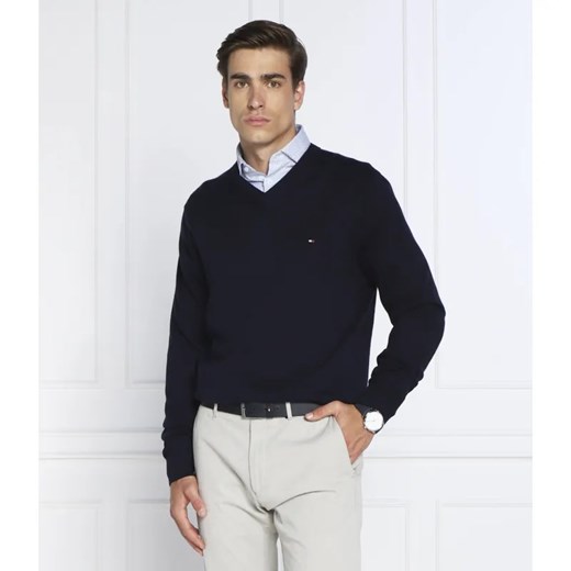 Tommy Hilfiger Sweter | Regular Fit | z dodatkiem kaszmiru ze sklepu Gomez Fashion Store w kategorii Swetry męskie - zdjęcie 184339839