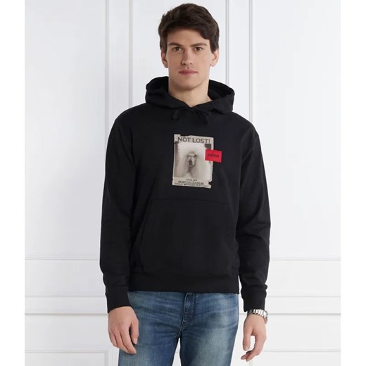 HUGO Bluza Dreef | Regular Fit ze sklepu Gomez Fashion Store w kategorii Bluzy męskie - zdjęcie 184339845