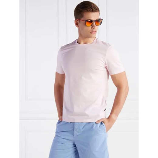 BOSS BLACK T-shirt Tessler | Slim Fit | mercerised ze sklepu Gomez Fashion Store w kategorii T-shirty męskie - zdjęcie 184339865