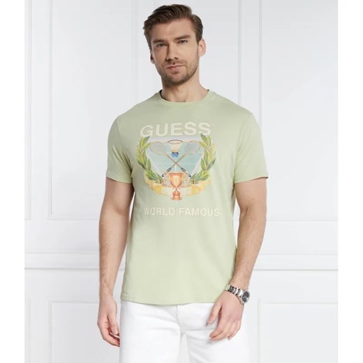 GUESS T-shirt | Regular Fit ze sklepu Gomez Fashion Store w kategorii T-shirty męskie - zdjęcie 184339948