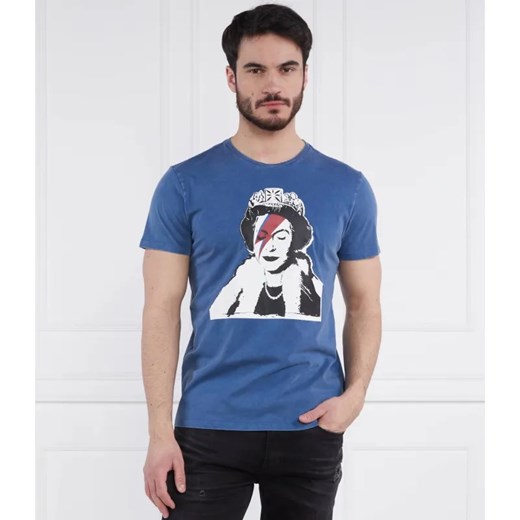 GUESS T-shirt BANKSY QUEEN | Regular Fit ze sklepu Gomez Fashion Store w kategorii T-shirty męskie - zdjęcie 184339996