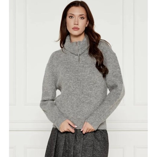 Samsøe Samsøe Wełniany golf SAANOUR | Regular Fit ze sklepu Gomez Fashion Store w kategorii Swetry damskie - zdjęcie 184340007