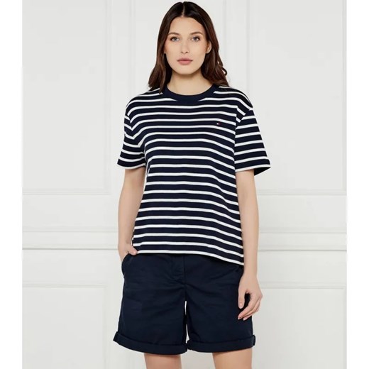 Tommy Hilfiger T-shirt MODERN CODY | Loose fit ze sklepu Gomez Fashion Store w kategorii Bluzki damskie - zdjęcie 184340078