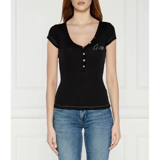 GUESS T-shirt | Slim Fit ze sklepu Gomez Fashion Store w kategorii Bluzki damskie - zdjęcie 184340209