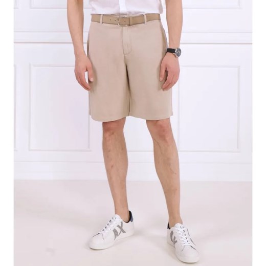 Armani Exchange Lniane szorty | Regular Fit ze sklepu Gomez Fashion Store w kategorii Spodenki męskie - zdjęcie 184340247