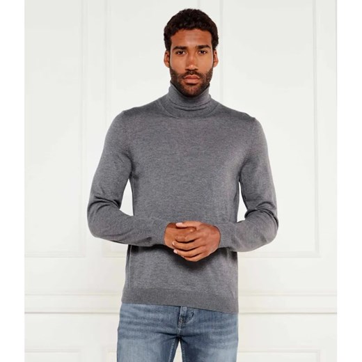 BOSS BLACK Wełniany golf Musso-P | Slim Fit ze sklepu Gomez Fashion Store w kategorii Swetry męskie - zdjęcie 184340248