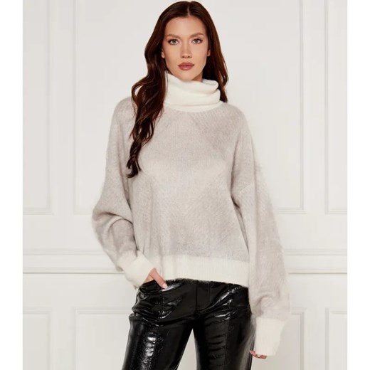 BOSS BLACK Wełniany golf Fewani | Oversize fit ze sklepu Gomez Fashion Store w kategorii Swetry damskie - zdjęcie 184340306