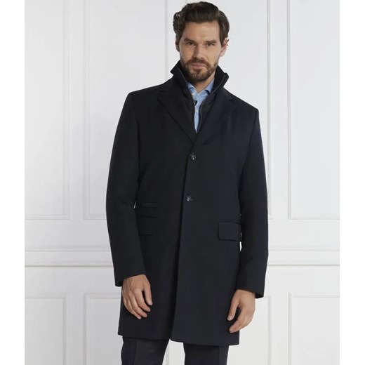 BOSS BLACK Wełniana marynarka 2w1 H-Hyde-Bib-Pad | Slim Fit ze sklepu Gomez Fashion Store w kategorii Marynarki męskie - zdjęcie 184340346