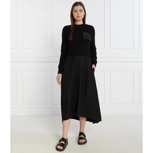 Peserico Wełniana sukienka | z dodatkiem jedwabiu ze sklepu Gomez Fashion Store w kategorii Sukienki - zdjęcie 184340436