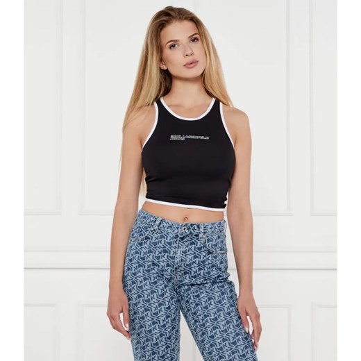 Karl Lagerfeld Jeans Top | Cropped Fit ze sklepu Gomez Fashion Store w kategorii Bluzki damskie - zdjęcie 184340547