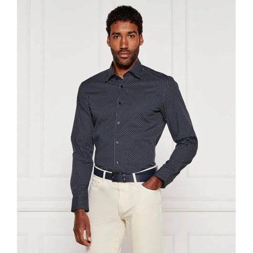 BOSS BLACK Koszula H-HANK-kent-C1-214 | Slim Fit | stretch ze sklepu Gomez Fashion Store w kategorii Koszule męskie - zdjęcie 184340615